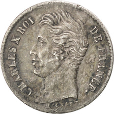 France, Charles X, 1/4 Franc, 1829, Lyon, Argent, TTB+, Gadoury:353