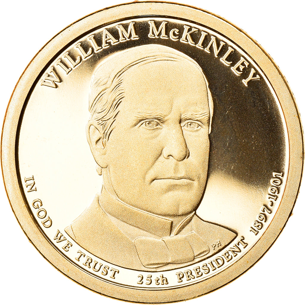 Coin, United States, William McKinley, Dollar, 2013, U.S. Mint, San Francisco