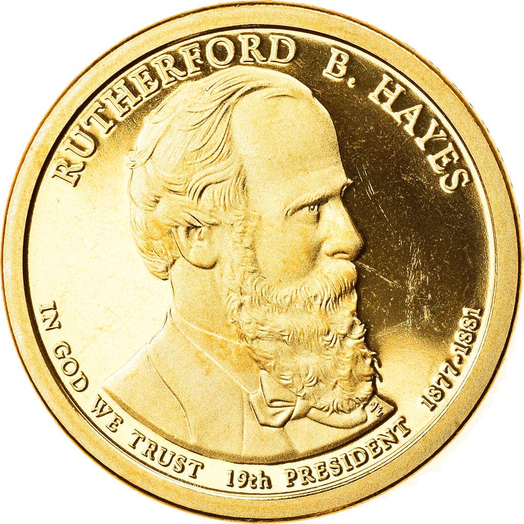 Moeda, Estados Unidos da América, Rutherford B. Hayes, Dollar, 2011, U.S. Mint
