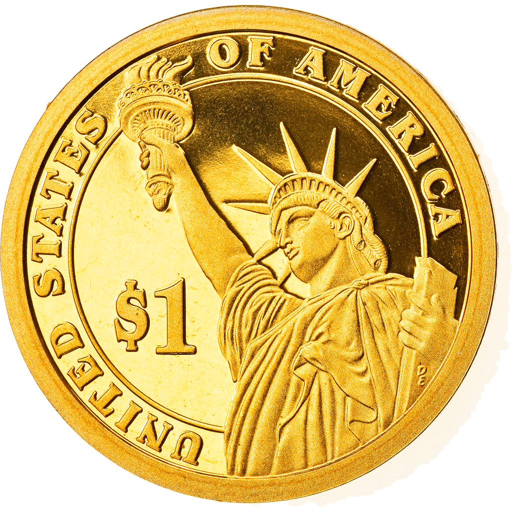 Coin, United States, Benjamin Harrison, Dollar, 2012, U.S. Mint, San Francisco