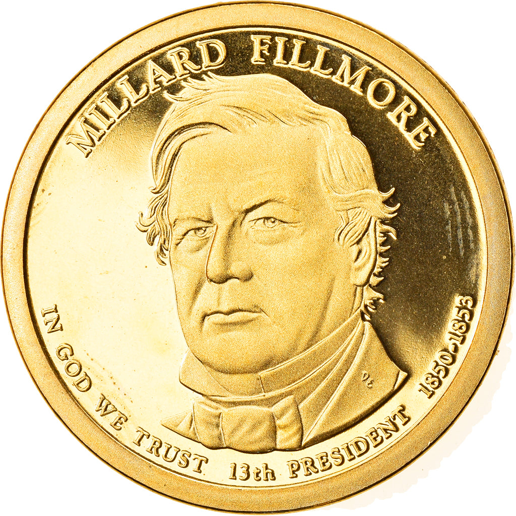 Moneta, Stati Uniti, Millard Fillmore, Dollar, 2010, U.S. Mint, San Francisco