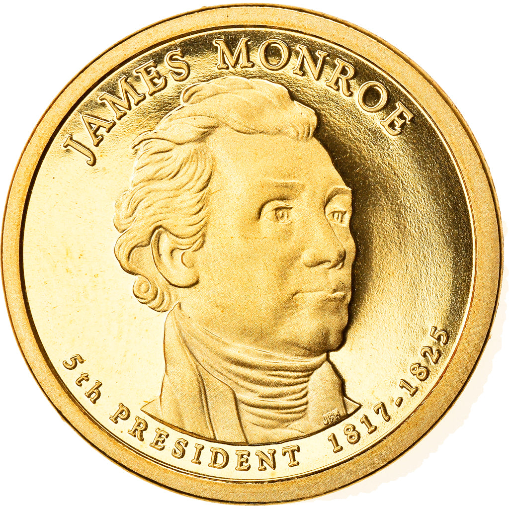 Moneta, Stati Uniti, James Monroe, Dollar, 2008, U.S. Mint, San Francisco
