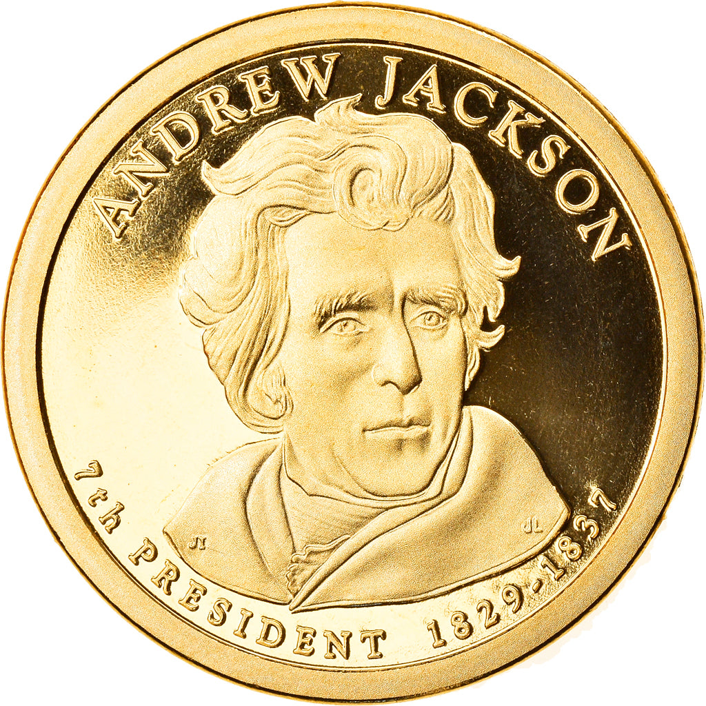 Moneta, Stati Uniti, Andrew Jackson, Dollar, 2008, U.S. Mint, San Francisco