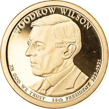 Coin, United States, Woodrow Wilson, Dollar, 2013, U.S. Mint, San Francisco