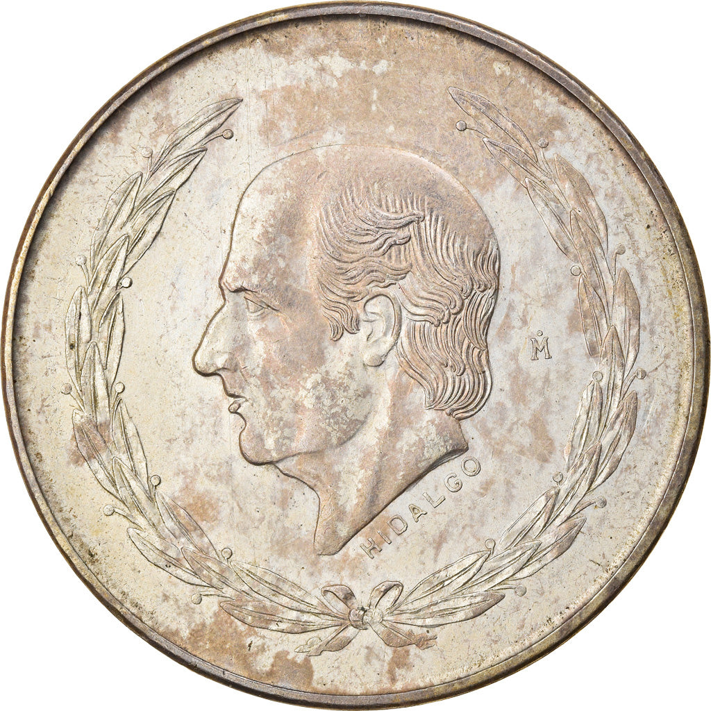 Coin, Mexico, 5 Pesos, 1952, Mexico City, VF(30-35), Silver, KM:467