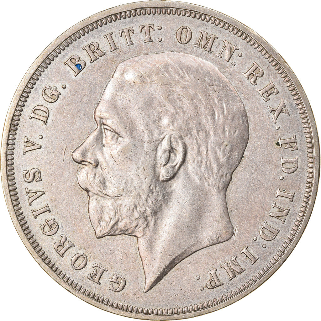 Coin, Great Britain, George V, Crown, 1935, AU(50-53), Silver, KM:842
