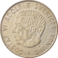 Coin, Sweden, Gustaf VI, 5 Kronor, 1955, EF(40-45), Silver, KM:829