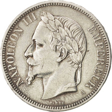 Moneta, Francja, Napoleon III, Napoléon III, 5 Francs, 1862, Paris, EF(40-45)