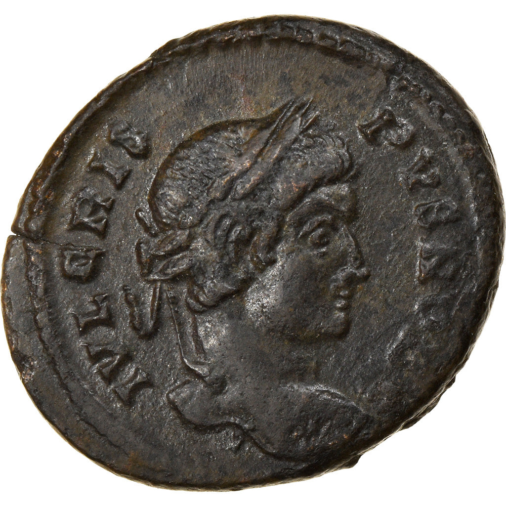 Monnaie, Crispus, Nummus, 323, Lyon, TTB, Cuivre, RIC:215