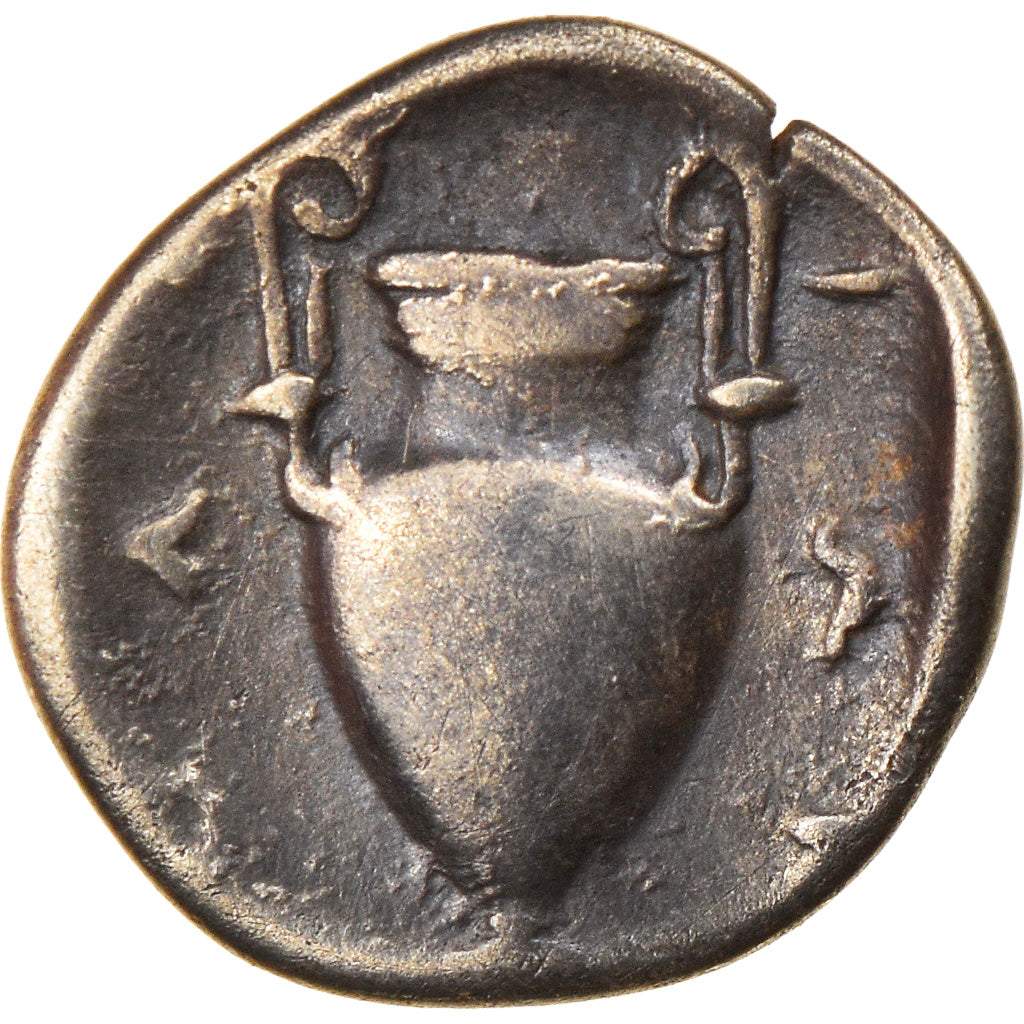 Coin, Thrace, Thasos, Trihemiobol, 404-360 BC, Thasos, EF(40-45), Silver
