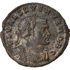 Coin, Severus II, Follis, 305-306, Lyon, EF(40-45), Copper, RIC:193