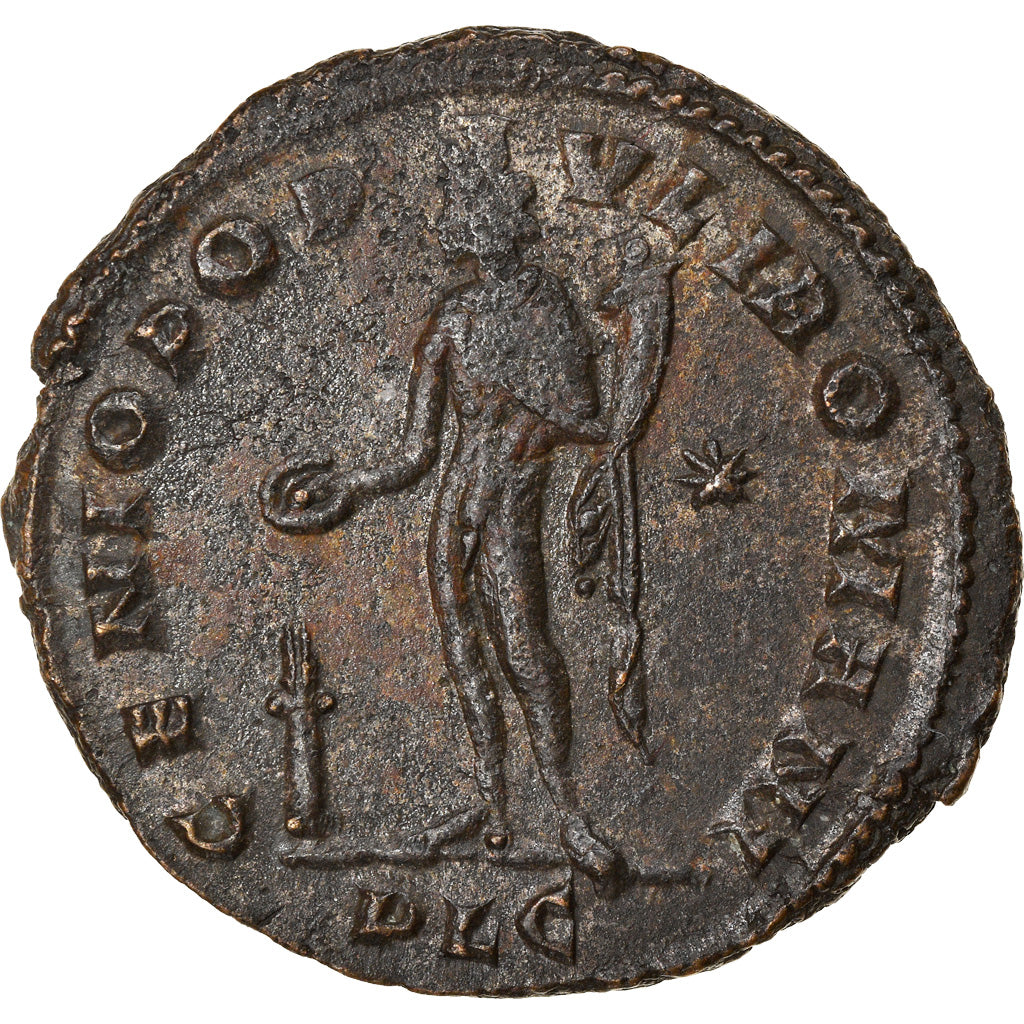 Coin, Severus II, Follis, 305-306, Lyon, EF(40-45), Copper, RIC:193