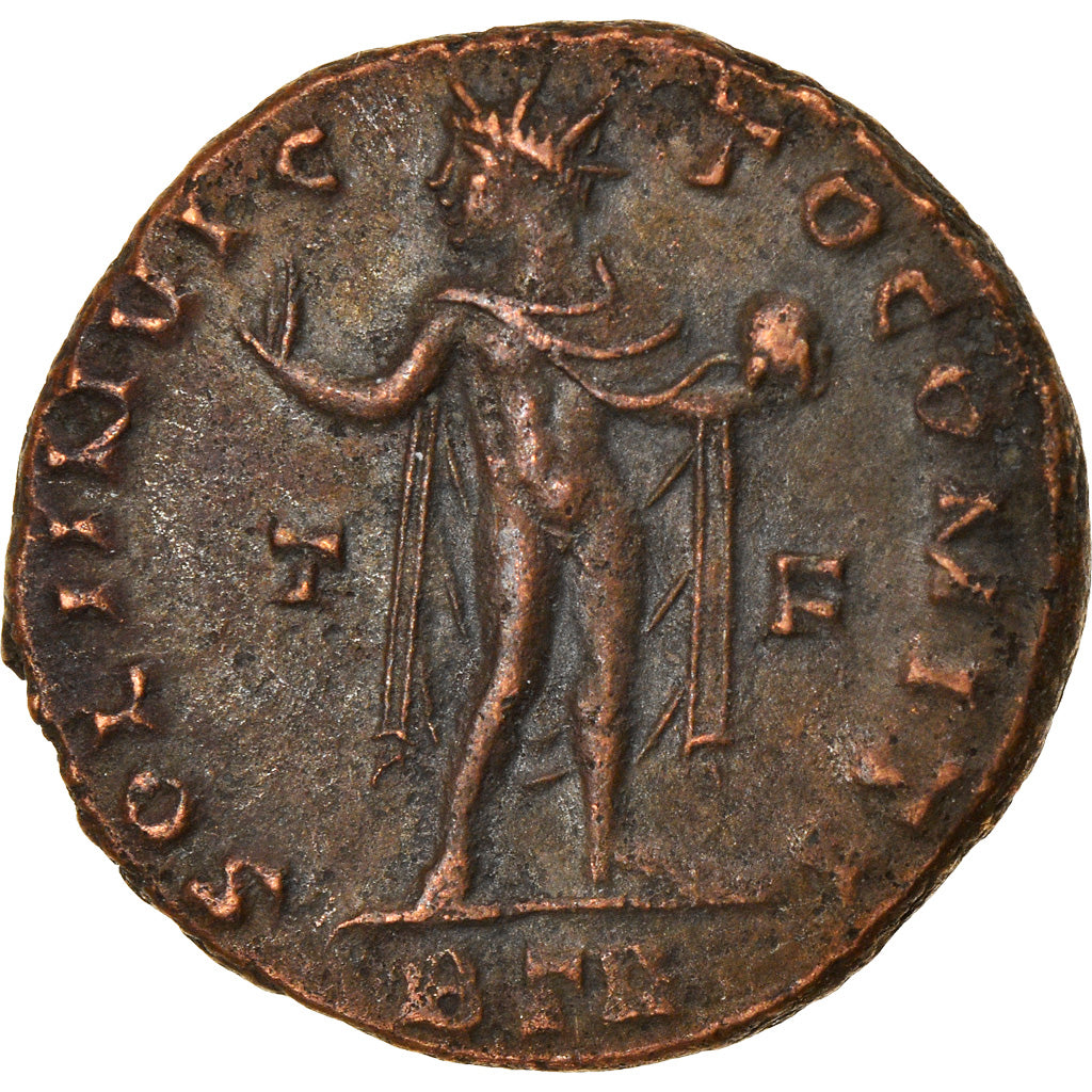Moneta, Constantine I, Nummus, 317-318, Trier, BB+, Rame, RIC:167