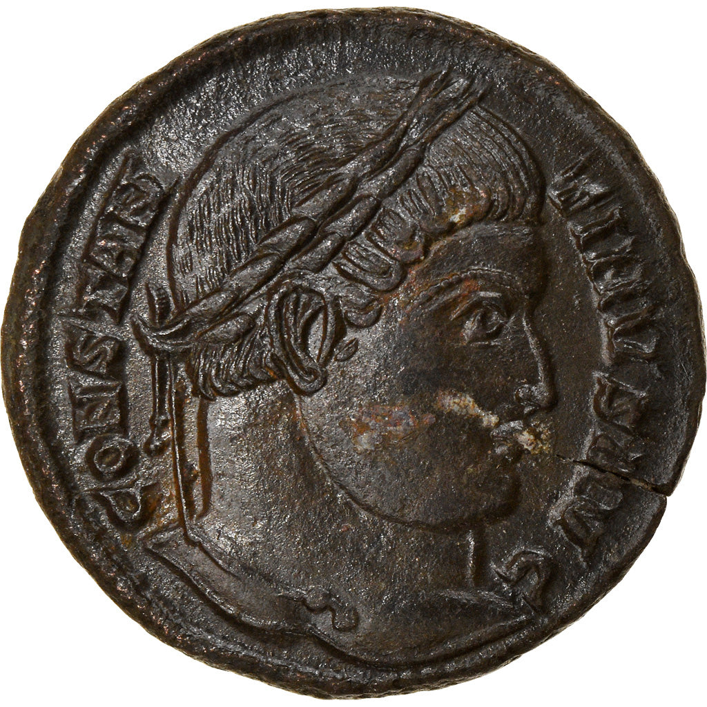 Münze, Constantine I, Nummus, 324-325, Trier, VZ, Kupfer, RIC:449