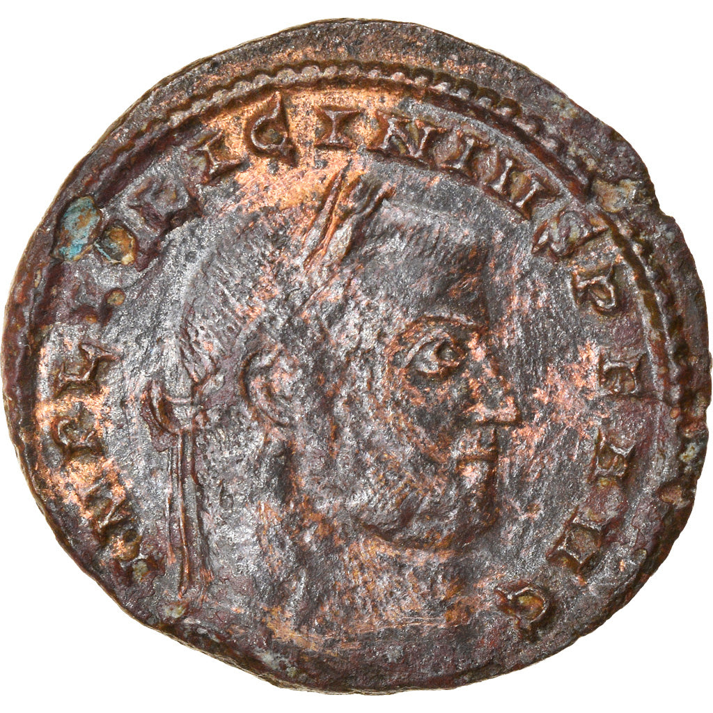 Münze, Licinius I, Nummus, 313, Siscia, SS+, Kupfer, RIC:8