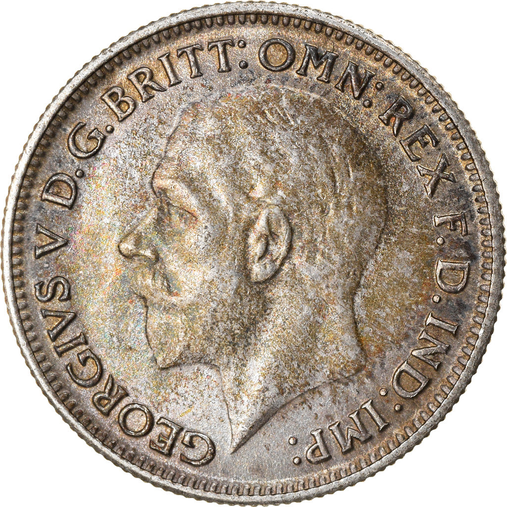 Coin, Great Britain, George V, 6 Pence, 1932, EF(40-45), Silver, KM:832