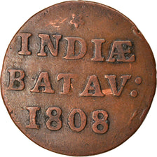 Coin, NETHERLANDS EAST INDIES, Duit, 1808, Dordrecht, VF(30-35), Copper, KM:76