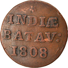Monnaie, NETHERLANDS EAST INDIES, Duit, 1808, Dordrecht, TB+, Cuivre, KM:76