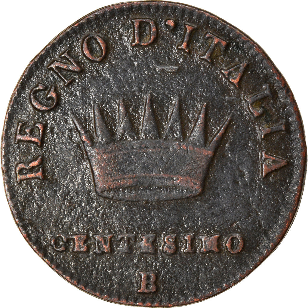 Coin, ITALIAN STATES, KINGDOM OF NAPOLEON, Napoleon I, Centesimo, 1808, Bologna