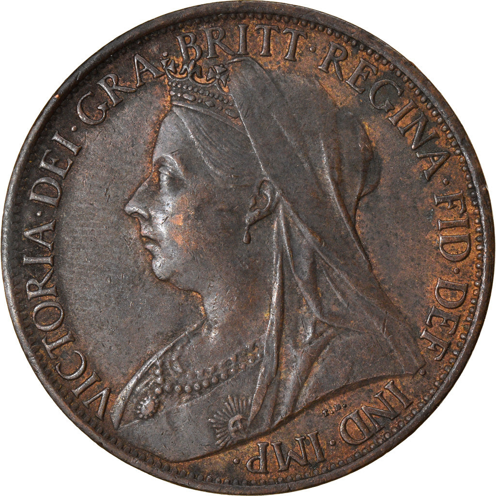 Coin, Great Britain, Victoria, Penny, 1899, EF(40-45), Bronze, KM:790