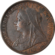 Coin, Great Britain, Victoria, Penny, 1899, EF(40-45), Bronze, KM:790