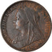 Coin, Great Britain, Victoria, Penny, 1899, EF(40-45), Bronze, KM:790