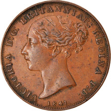 Coin, Jersey, Victoria, 1/26 Shilling, 1841, AU(50-53), Copper, KM:2