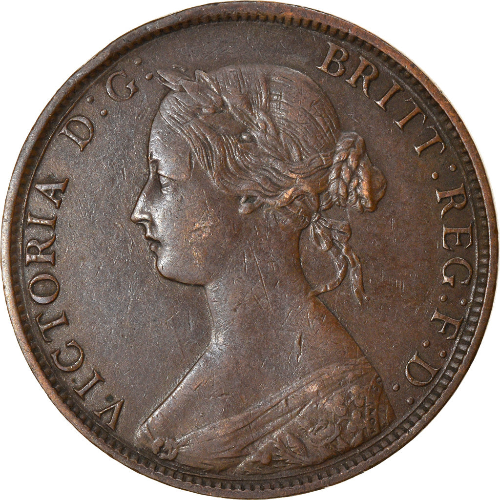 Monnaie, Grande-Bretagne, Victoria, 1/2 Penny, 1862, TTB, Bronze, KM:748.2