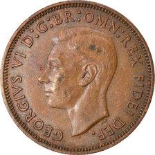 Monnaie, Grande-Bretagne, George VI, 1/2 Penny, 1952, TTB+, Bronze, KM:868
