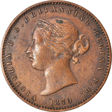 Coin, Jersey, Victoria, 1/26 Shilling, 1870, VF(30-35), Bronze, KM:4