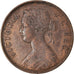 Coin, NEWFOUNDLAND, Large Cent, 1872, Royal Canadian Mint, EF(40-45), Bronze