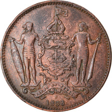 Coin, BRITISH NORTH BORNEO, Cent, 1888, Heaton, Birmingham, EF(40-45), Bronze