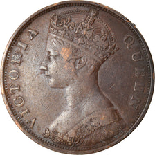 Moneta, Hong Kong, Victoria, Cent, 1865, MB+, Bronzo, KM:4.1