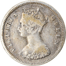 Coin, Hong Kong, Victoria, 10 Cents, 1890, VF(30-35), Silver, KM:6.3