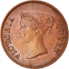 Coin, Straits Settlements, Victoria, 1/4 Cent, 1845, EF(40-45), Copper, KM:1