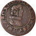 Monnaie, France, DOMBES, Gaston d'Orléans, Double Tournois, 1638, Trévoux, TB