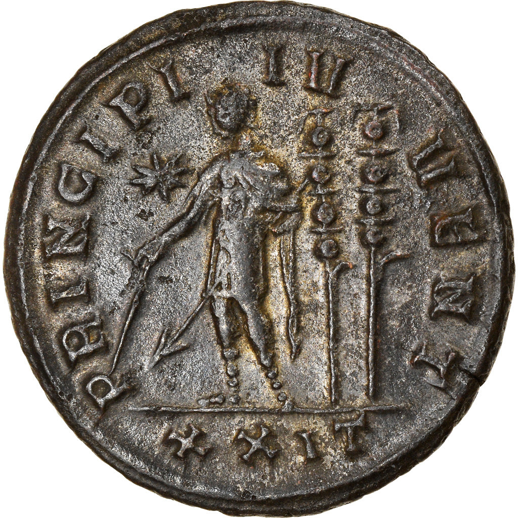 Moneta, Carinus, Aurelianus, 282, Siscia, Rare, BB+, Biglione, RIC:798