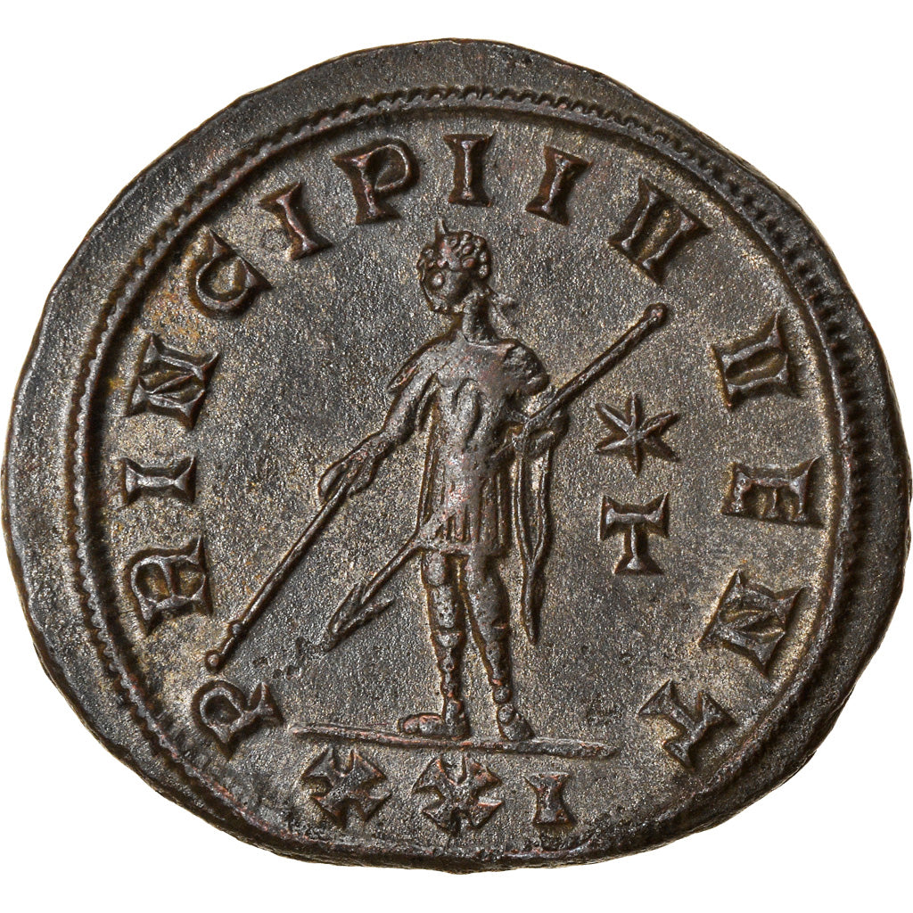 Moneta, Carinus, Aurelianus, 282, Siscia, Rare, SPL-, Biglione, RIC:197