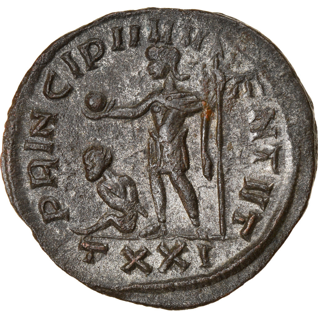 Moeda, Carinus, Aurelianus, 282, Ticinum, AU(55-58), Lingote, RIC:182c