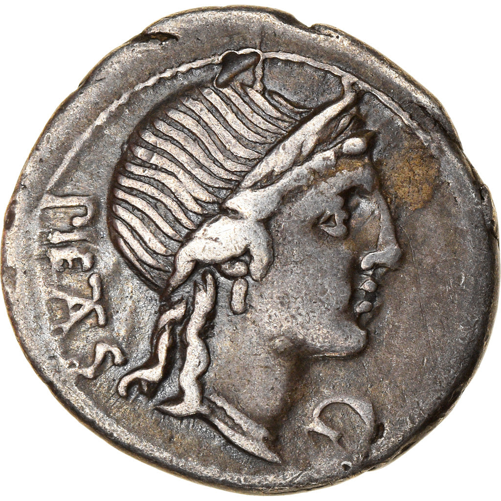 Coin, Herennia, Denarius, 108-107 BC, Roma, EF(40-45), Silver, Crawford:308/1a