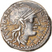 Moneta, Fabia, Denarius, 124 BC, Roma, EF(40-45), Srebro, Babelon:1