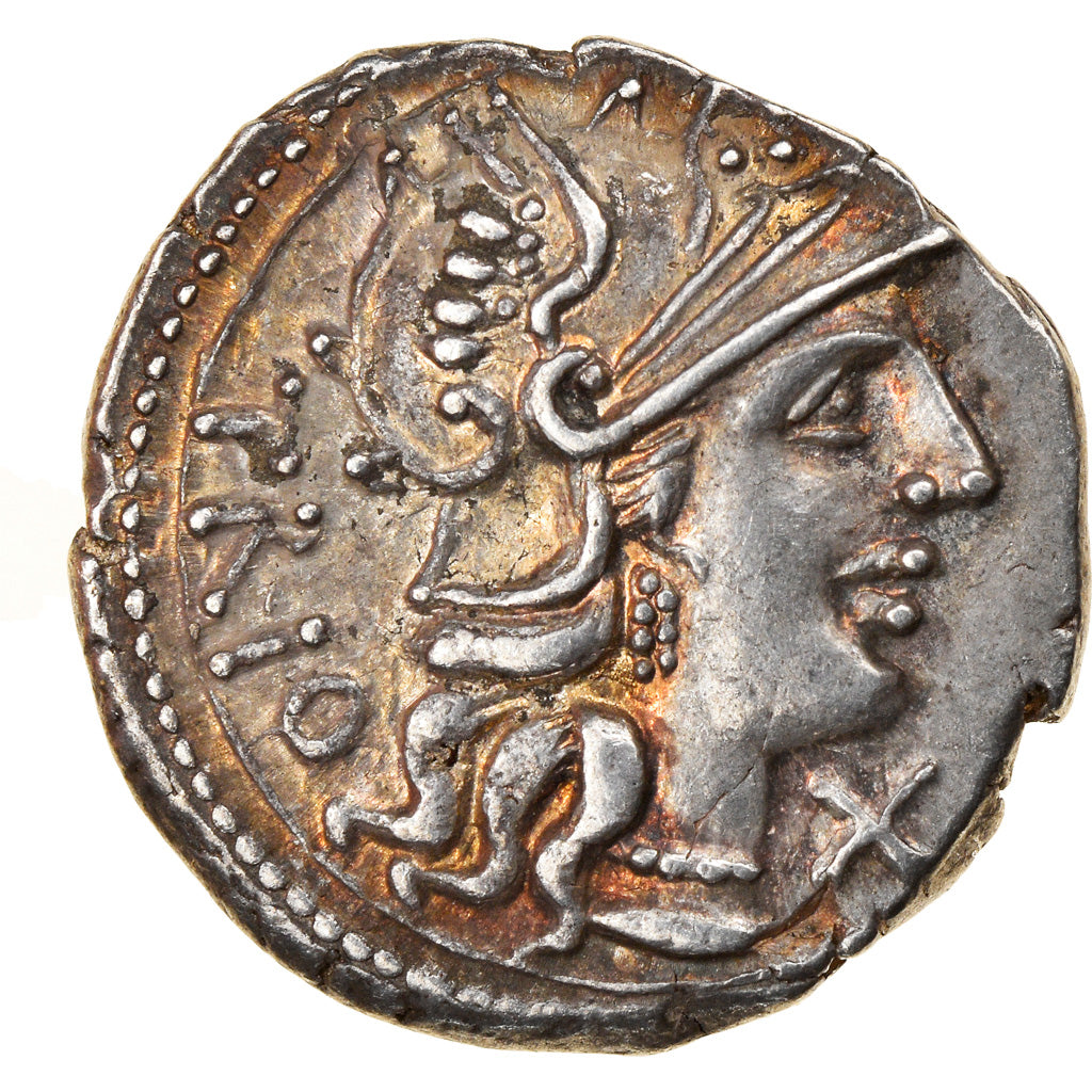 Coin, Lucretia, Denarius, 136 BC, Roma, AU(55-58), Silver, Babelon:1