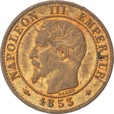 Moneta, Francia, Napoleon III, Napoléon III, Centime, 1853, Strasbourg, SPL