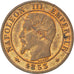Moneta, Francia, Napoleon III, Napoléon III, Centime, 1853, Strasbourg, SPL