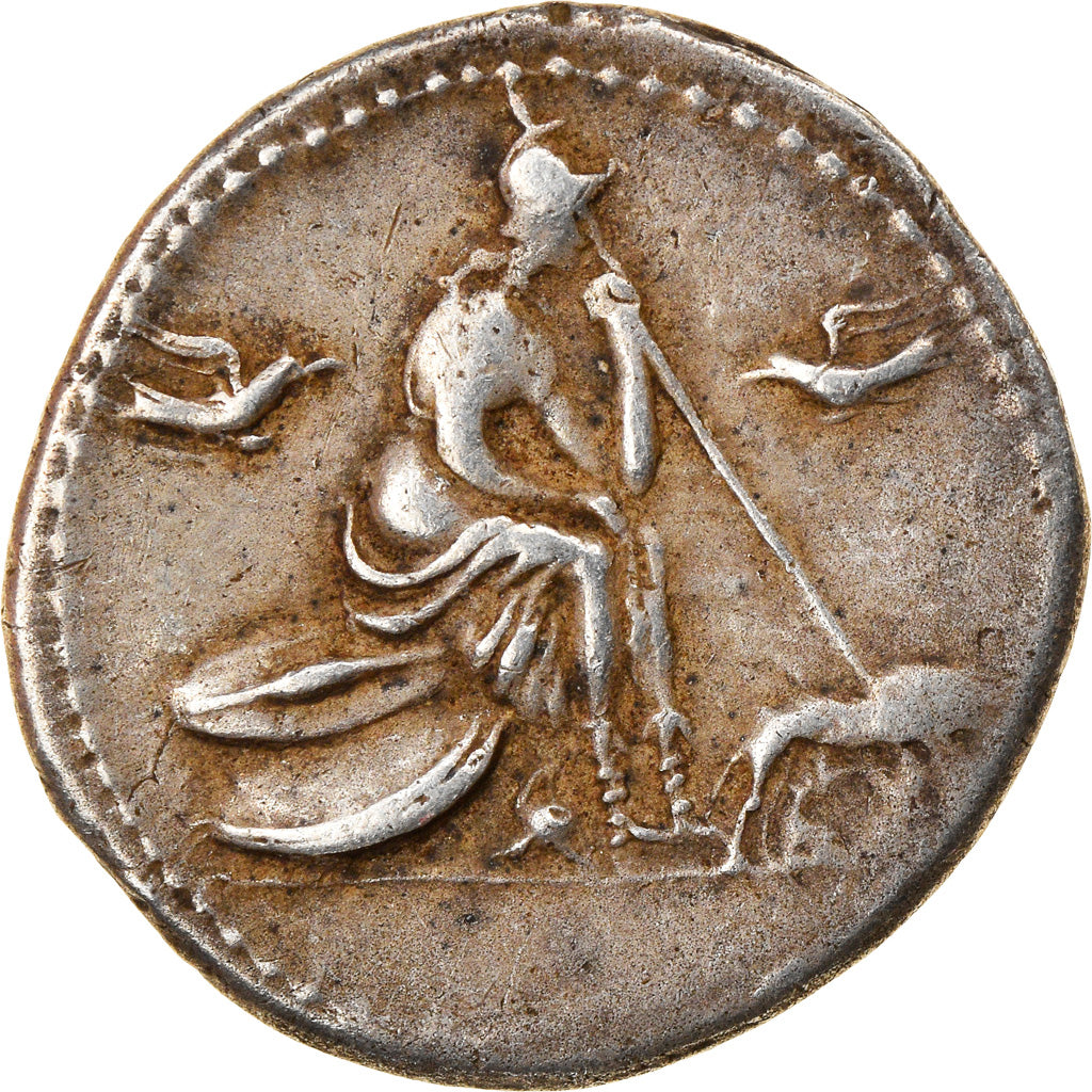 Coin, Anonymous, Denarius, 115-114 BC, Roma, AU(50-53), Silver, Babelon:176