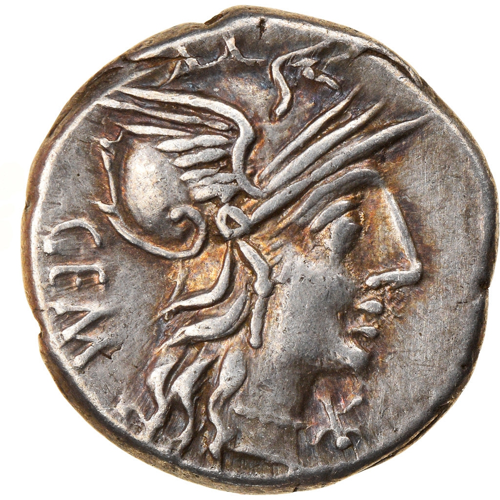 Coin, Aburia, Denarius, 132 BC, Roma, AU(50-53), Silver, Babelon:6