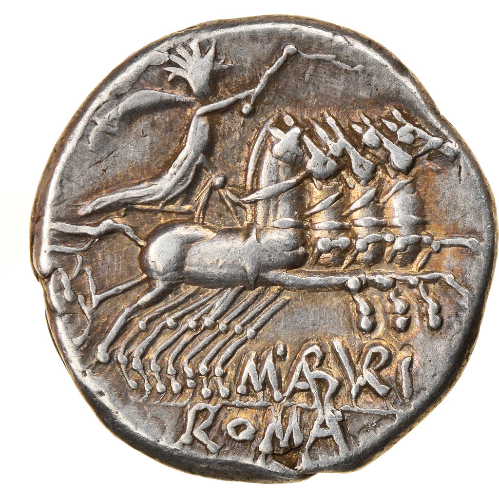 Coin, Aburia, Denarius, 132 BC, Roma, AU(50-53), Silver, Babelon:6