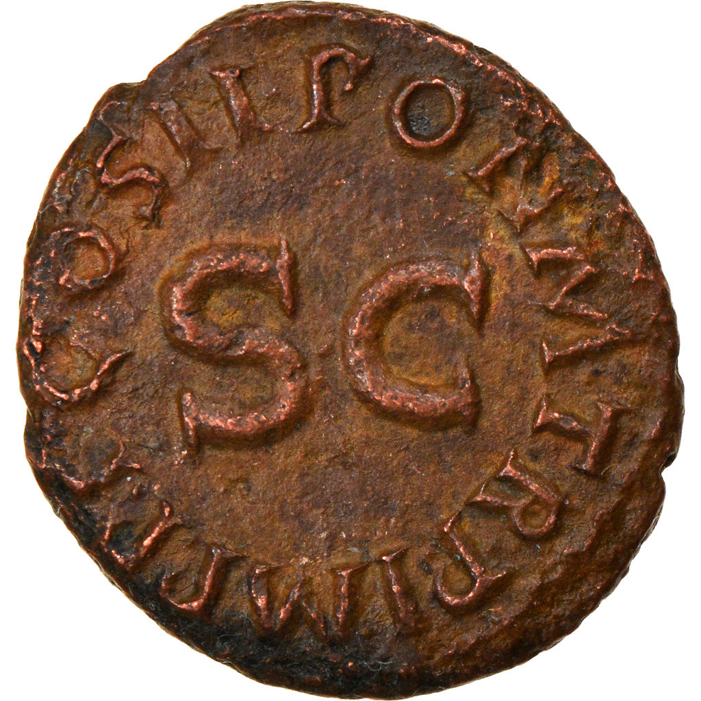 Coin, Claudius, Quadrans, 41 AD, Roma, EF(40-45), Copper, RIC:85