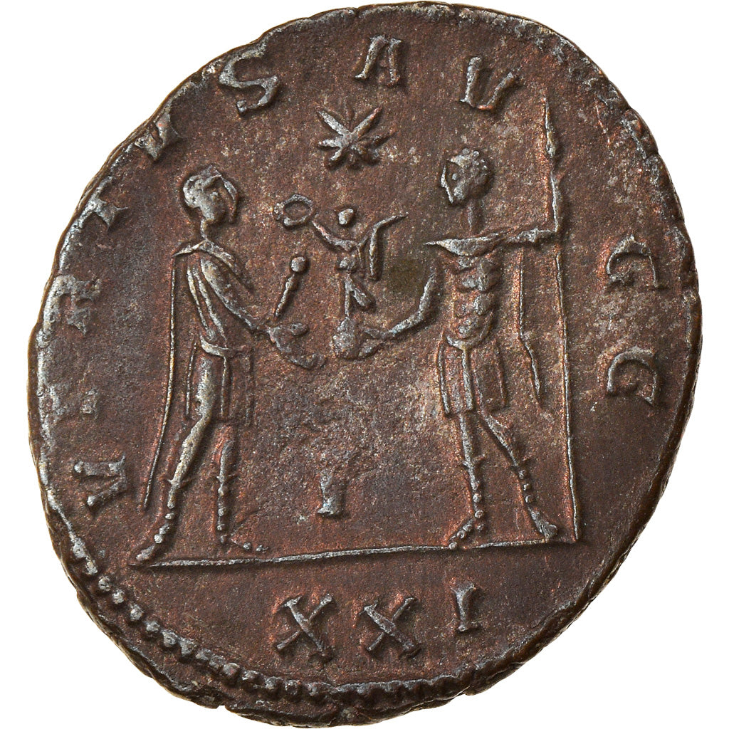 Moneta, Numerian, Aurelianus, 282-283, Antioch, BB+, Biglione, RIC:378