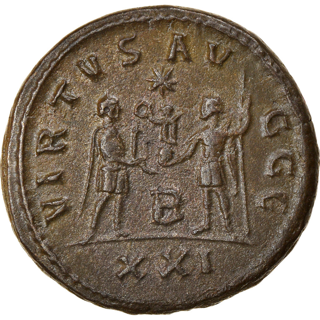 Coin, Numerian, Aurelianus, 282-283, Antioch, AU(50-53), Billon, RIC:378